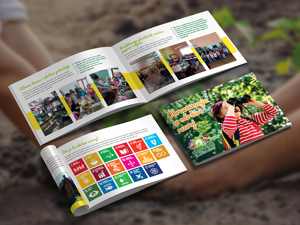 Dizajn brošure “Obrazovanje za održivi razvoj”